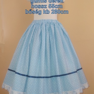 Gyermek néptánc szoknya 55 cm vidám színek - ruha & divat - gyerekruha - szoknya - Meska.hu