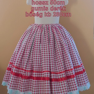 Gyermek néptánc szoknya 50 cm vidám színek - ruha & divat - gyerekruha - szoknya - Meska.hu