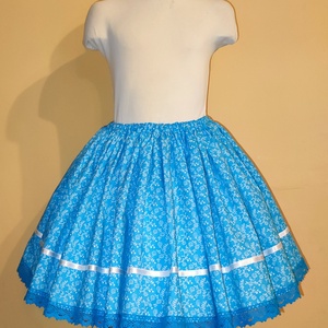 Gyermek néptánc szoknya 35 cm vidám színek, Ruha & Divat, Gyerekruha, Szoknya, Varrás, MESKA