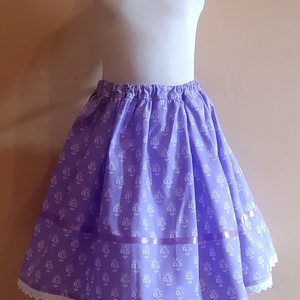 Kisgyermek néptánc szoknya 30 cm pink, lila - ruha & divat - gyerekruha - szoknya - Meska.hu