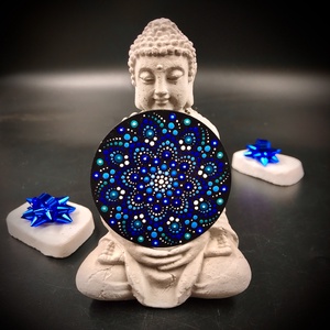 Gyönyörű Mandala bross, egyedi kitűző, kiegészítő - Meska.hu