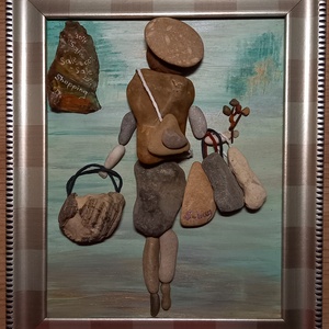 Shopping/vásárlás (30x25 cm) - Meska.hu