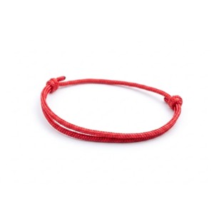 Kabbala védelmező vörös paracord gyerek karkötő - ékszer - karkötő - fonott karkötő - Meska.hu