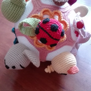 Csörgő-zörgő babalabda amigurumi  - játék & sport - 3 éves kor alattiaknak - babalabda - Meska.hu
