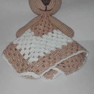 Macis szundikendő - amigurumi - Meska.hu
