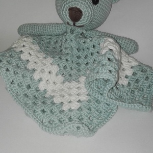 Macis szundikendő - amigurumi - Meska.hu