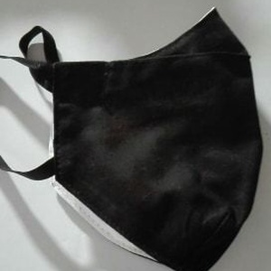 Fekete 3D Textil női arcmaszk - női - női - Meska.hu