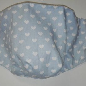 Szívecskék halomban 3D Textil női arcmaszk - Meska.hu