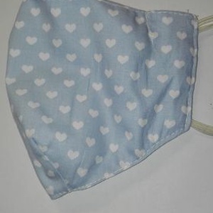 Szívecskék halomban 3D Textil női arcmaszk - női - női - Meska.hu