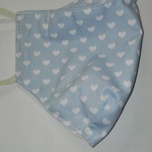Szívecskék halomban 3D Textil női arcmaszk - női - női - Meska.hu