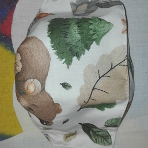 Erdei állatok, 3D Textil női arcmaszk - női - női - Meska.hu