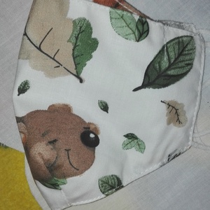 Erdei állatok, 3D Textil női arcmaszk - női - női - Meska.hu