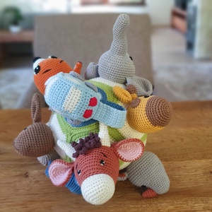 Csörgő-zörgő babalabda amigurumi  - játék & sport - 3 éves kor alattiaknak - babalabda - Meska.hu