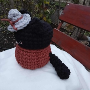 Cica tároló - otthon & életmód - tárolás & rendszerezés - tárolókosár - Meska.hu