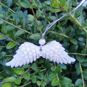 Karácsonyfadísz, angyalszárny, gipszből, Karácsony, Karácsonyi lakásdekoráció, Karácsonyfadíszek, Gipszöntés, MESKA