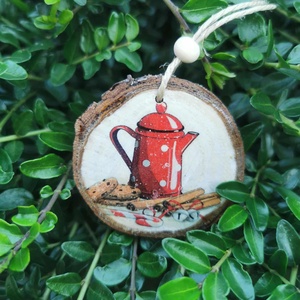 Fa karácsonyfadísz díszdobozban - karácsony - karácsonyi lakásdekoráció - karácsonyfadíszek - Meska.hu