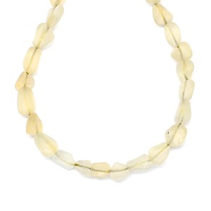 Citromkvarc matt pebble 6-10mm  ékszerkészítő alapanyag (füzér), Kellékek & szerszámok, Ásvány alapanyag, Ásványfüzér, , MESKA