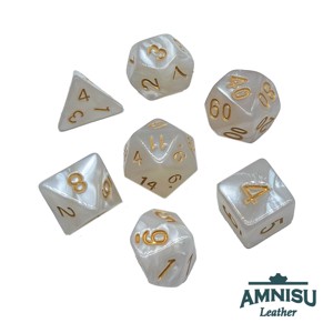 Gyöngyházfehér márványos műanyag kockaszett, Játék & Sport, Szerepjáték, , MESKA