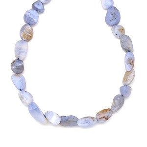 Kalcedon matt pebble 6-10mm  ékszerkészítő alapanyag (füzér), Kellékek & szerszámok, Ásvány alapanyag, Ásványfüzér, , MESKA