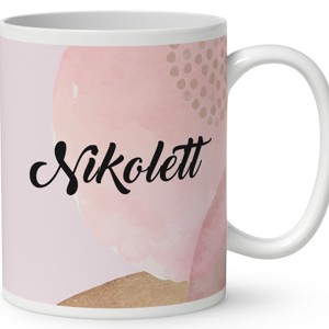 Kérd a Neveddel - Szürke pici cica mintás bögre - otthon & életmód - konyhafelszerelés, tálalás - tálalás - bögre & csésze - Meska.hu