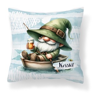 Névvel kérhető - Horgász manó és egy korsó sör mintás párna, Otthon & Életmód, Lakástextil, Párna & Párnahuzat, Díszpárna (belsővel együtt), , MESKA