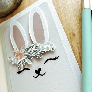 Vidám Húsvét, 3D képeslap, borítékkal, kézzel készült húsvéti képeslap - otthon & életmód - papír, írószer - Meska.hu