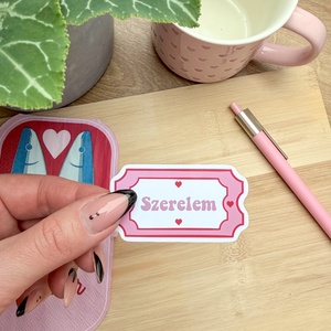 Valentin-napi szerelem matrica, Otthon & Életmód, Papír, írószer, Matrica, matrica csomag, , MESKA