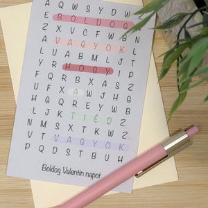 Valentin-napi képeslap - otthon & életmód - papír, írószer - ajándékozás kellékei - képeslap, üdvözlőlap - Meska.hu