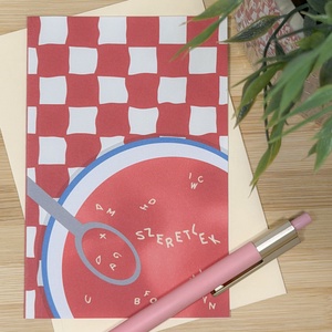 Valentin-napi képeslap - otthon & életmód - papír, írószer - ajándékozás kellékei - képeslap, üdvözlőlap - Meska.hu