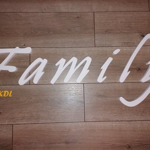 Family felirat xps lapból. - otthon & életmód - dekoráció - Meska.hu
