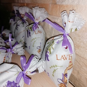 Levendulával töltött zsákocskák. Illatzsák. 8db - otthon & életmód - gyertya, illat, aroma - illatzsák - Meska.hu