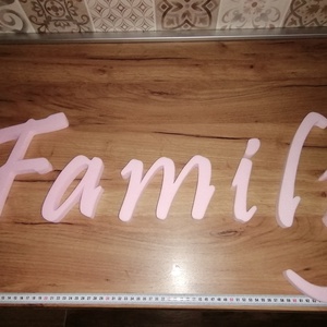 Family faldekoráció.  - diy (csináld magad) - egységcsomag - Meska.hu