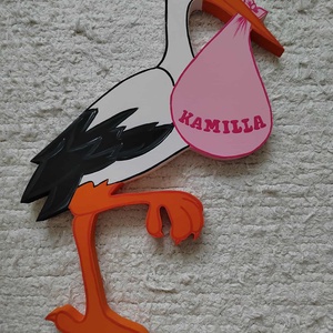 Gólya csomaggal.  - Meska.hu