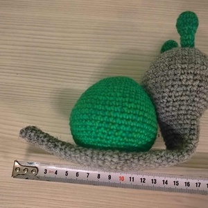 Horgolt csiga - játék & sport - plüssállat & játékfigura - csiga - Meska.hu