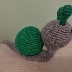 Horgolt csiga - Meska.hu