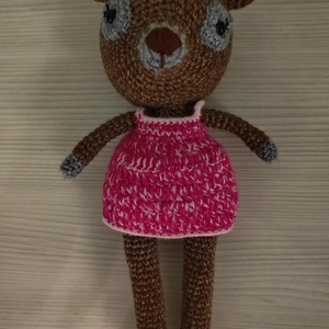 Horgolt őzike - játék & sport - plüssállat & játékfigura - más figura - Meska.hu