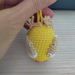 Horgolt kismadár.  - táska & tok - kulcstartó & táskadísz - kulcstartó - Meska.hu