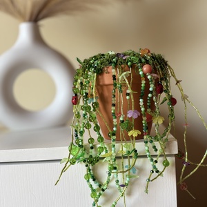 Gyöngyös növényke DIY, DIY (Csináld magad), Egységcsomag, Gyöngyfűzés, gyöngyhímzés, MESKA