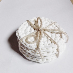 Fehér horgolt poháralátét - otthon & életmód - dekoráció - Meska.hu