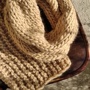 Crazy Sexy beige sál I. - ruha & divat - sál, sapka, kendő - sál - Meska.hu