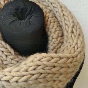 Crazy Sexy beige sál I. - ruha & divat - sál, sapka, kendő - sál - Meska.hu