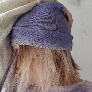 Esőfelhő kötött sapka - ruha & divat - sál, sapka, kendő - sapka - Meska.hu