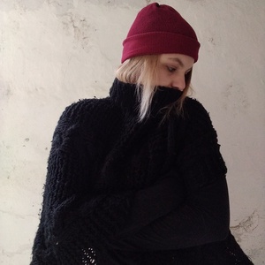 Vámpírok kötött sapkája - ruha & divat - sál, sapka, kendő - sapka - Meska.hu