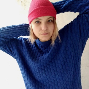 Legpirosabb kötött sapka - ruha & divat - sál, sapka, kendő - sapka - Meska.hu