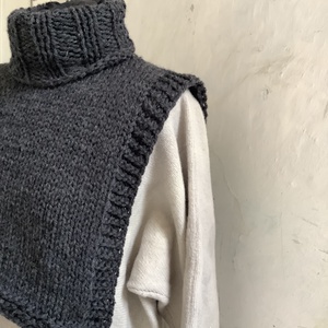 Kötött puha gallér - ruha & divat - sál, sapka, kendő - sál - Meska.hu