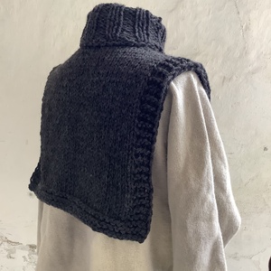 Kötött puha gallér - ruha & divat - sál, sapka, kendő - sál - Meska.hu