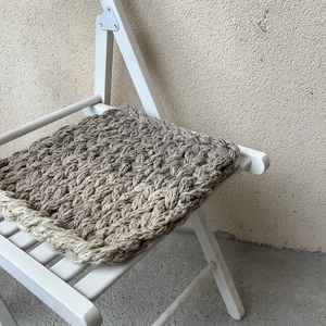 Kötött gyapjú székpárna III. - otthon & életmód - lakástextil - székpárna, huzat - Meska.hu