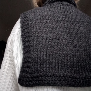 Kötött puha szürke gallér - ruha & divat - sál, sapka, kendő - sál - Meska.hu Kötött puha szürke gallér - ruha & divat - sál, sapka, kendő - sál - Meska.hu