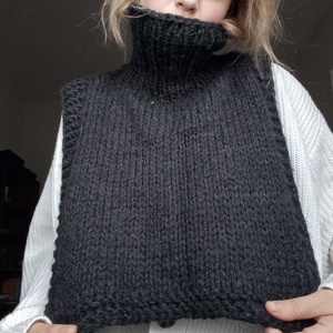 Kötött puha szürke gallér - ruha & divat - sál, sapka, kendő - sál - Meska.hu Kötött puha szürke gallér - ruha & divat - sál, sapka, kendő - sál - Meska.hu