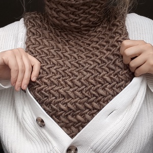 Extra vastag kötött gallér - Meska.hu